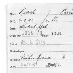 Mitgliederkartei der NSDAP